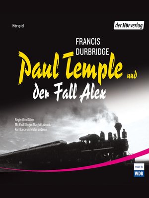 cover image of Paul Temple und der Fall Alex